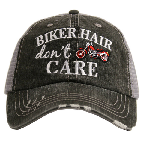 River Hair Don't Care Distressed Trucker Hat~4 Colors