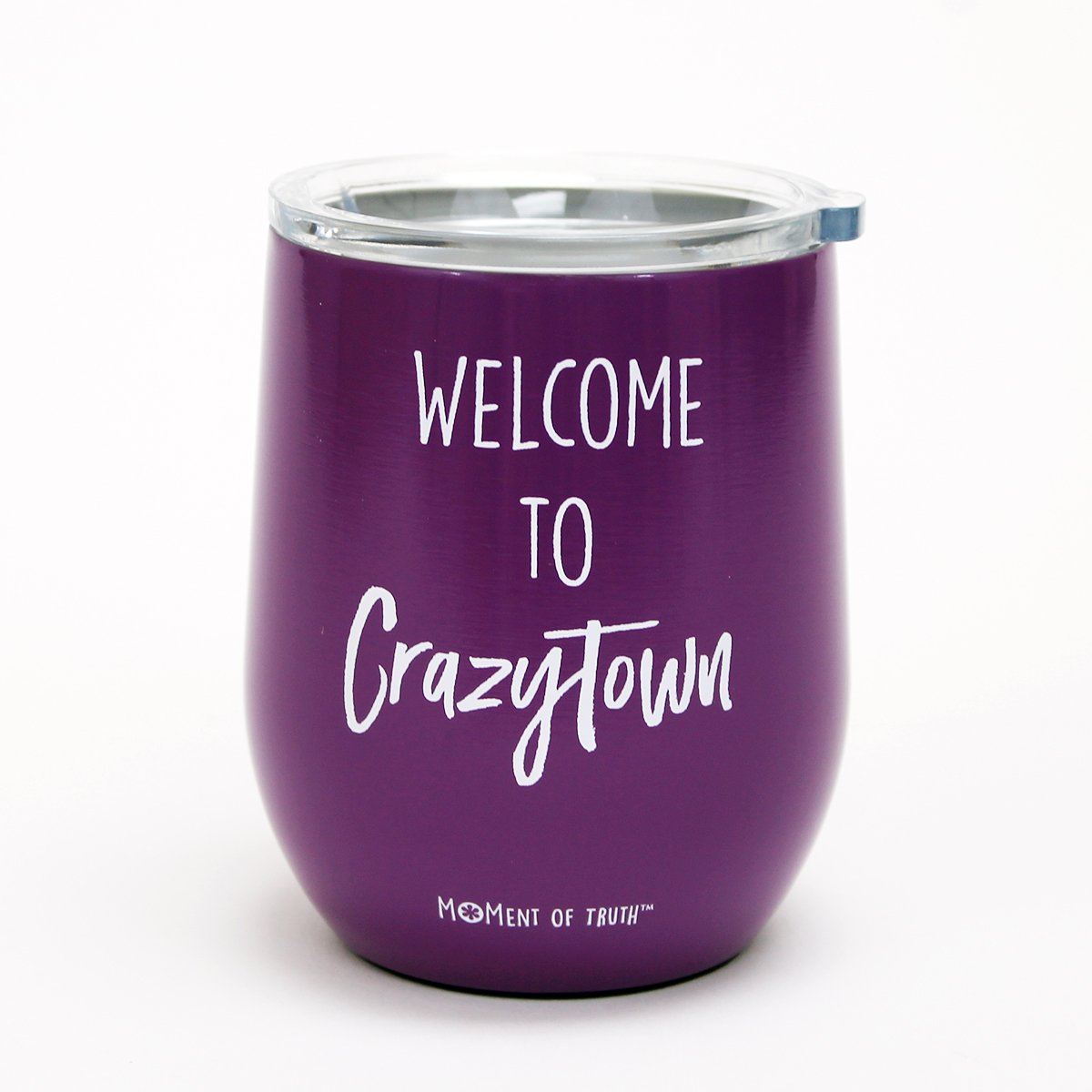 Crazytown Stainless Stemless Steel Wine Tumbler - Happy Heart Accessories