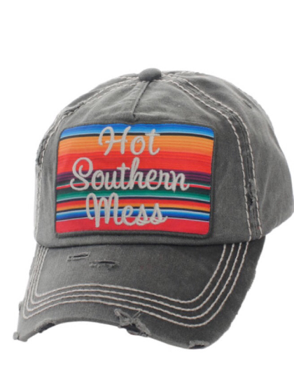Hot Southern Mess Serape Hat - Happy Heart Accessories